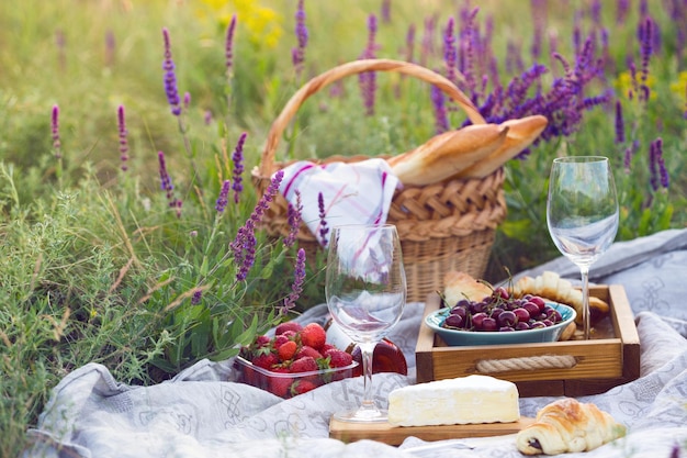 picknick in de wei