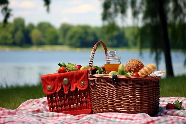 Picknick in het park.