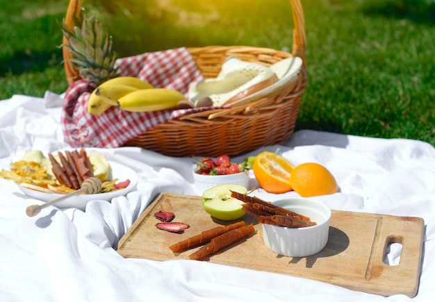 picknick op het gras