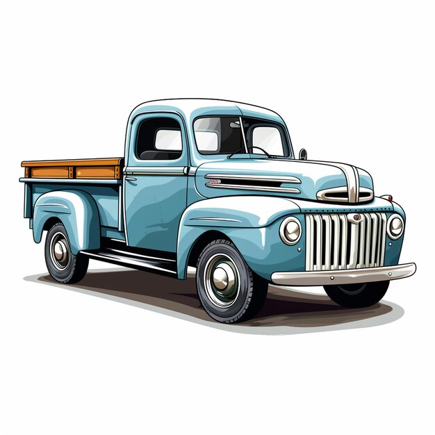 Pickup truck logo with a memorable design