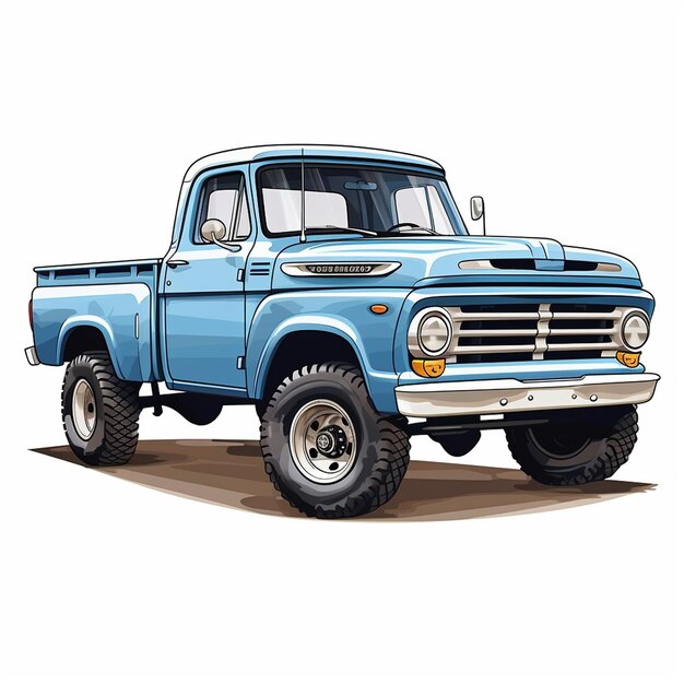 Photo pickup truck print a highquality reproduction of your favorite truck