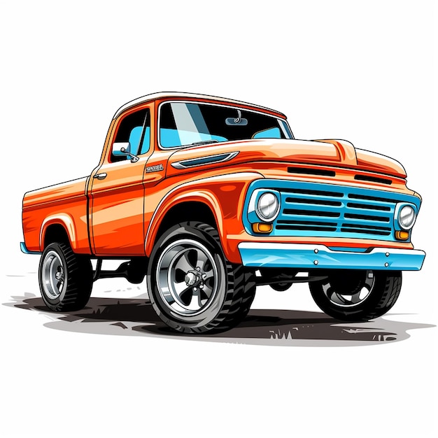 Pickup truck website with easytouse navigation