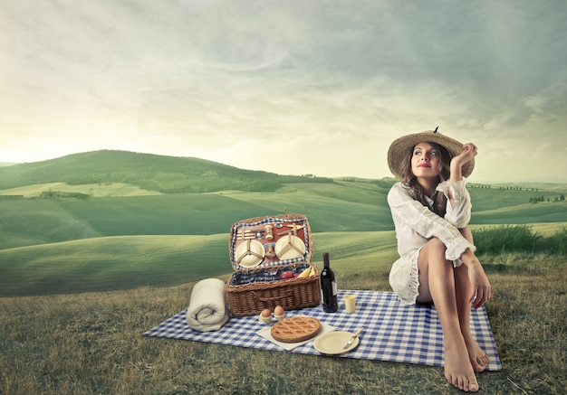 Picnic in campagna