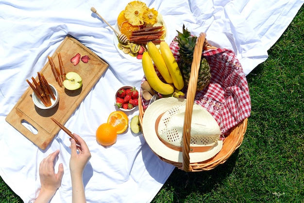 Picnic sull'erba