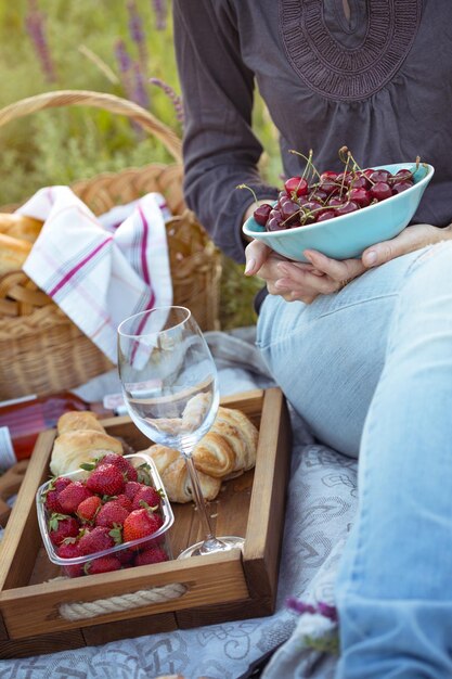 Picnic in the meadow