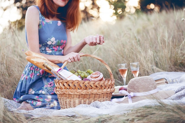 Picnic in the meadow