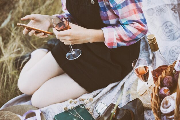 Picnic in the meadow