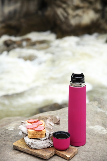 Picnic near river