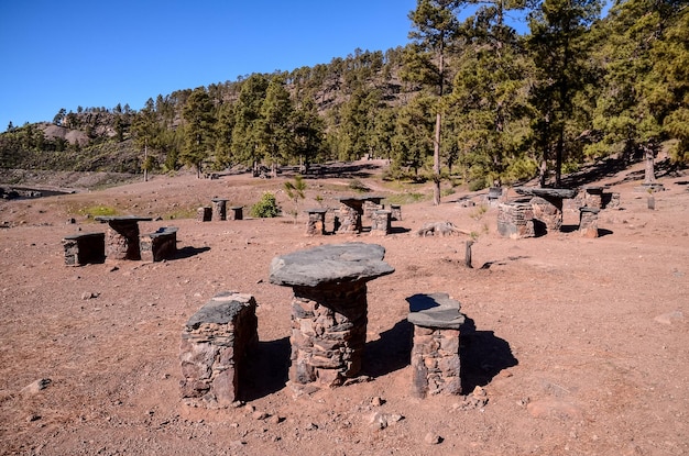 Picnic Recreational Area in Gran Canaria Canary Islands