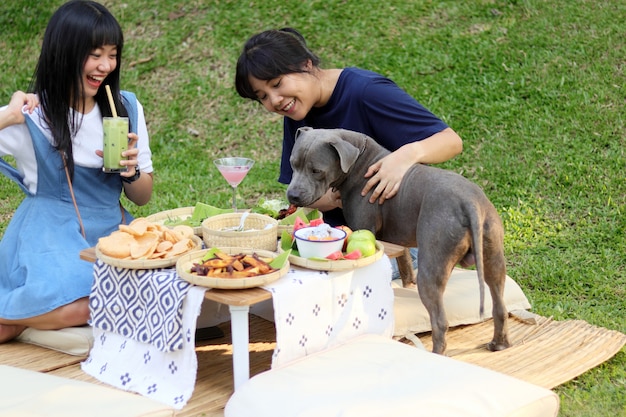 Foto tempo di picnic.