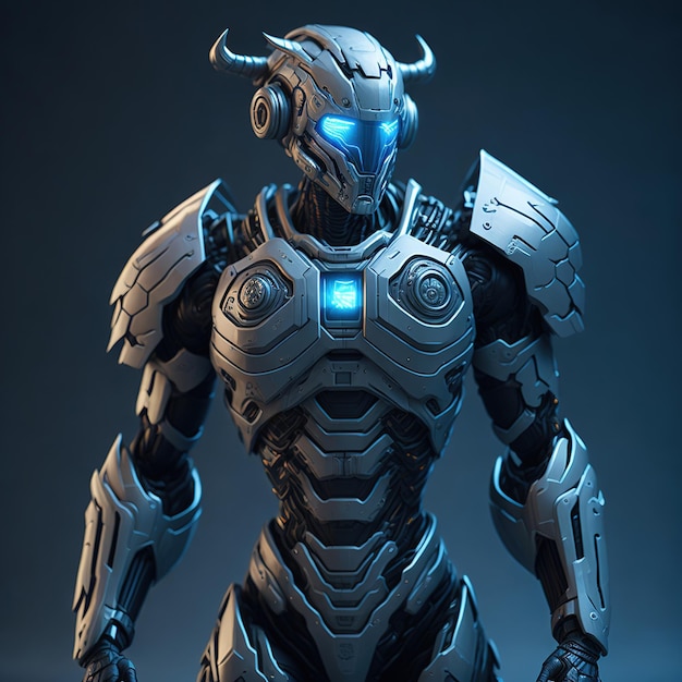 pics design ai robot future warrior