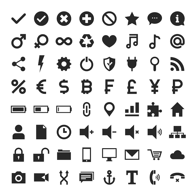 pictogrammen Universal