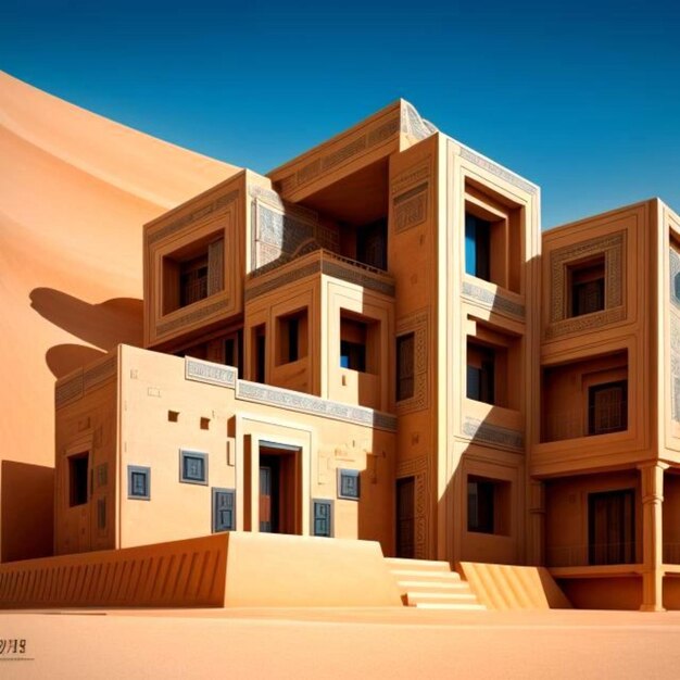 Picture ai arafed building