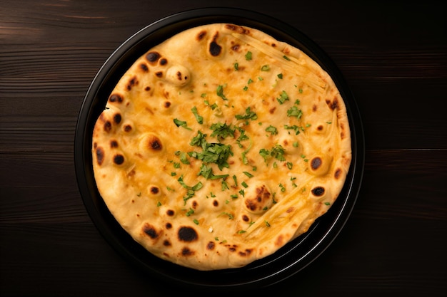 Foto immagine di aloo paratha