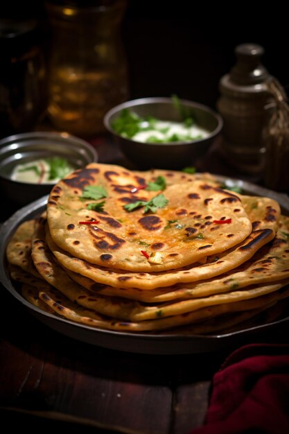 Photo picture of aloo paratha