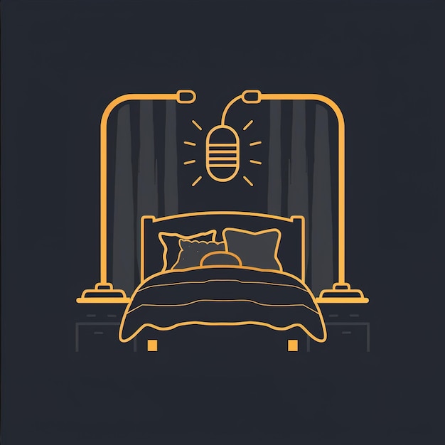 картинка кровати с пчелой на ней