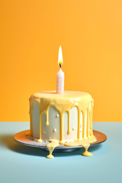 Picture of birthday cake