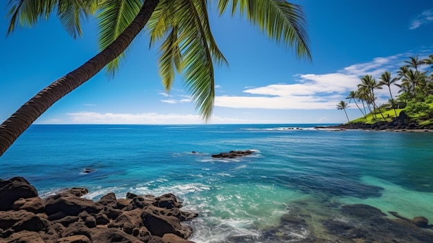 Picture blue ocean hawaii
