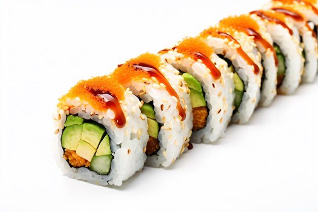 a picture of california sushi roll