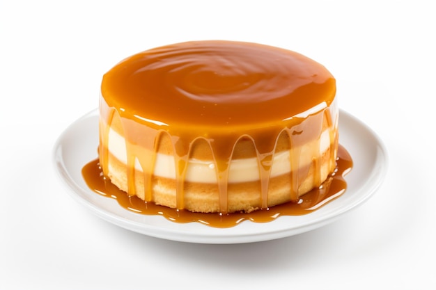a picture of caramel cake