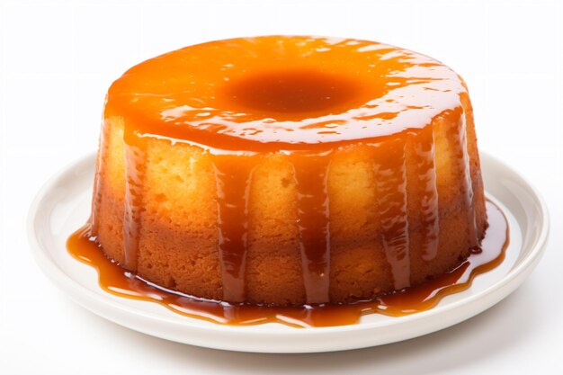 a picture of caramel cake