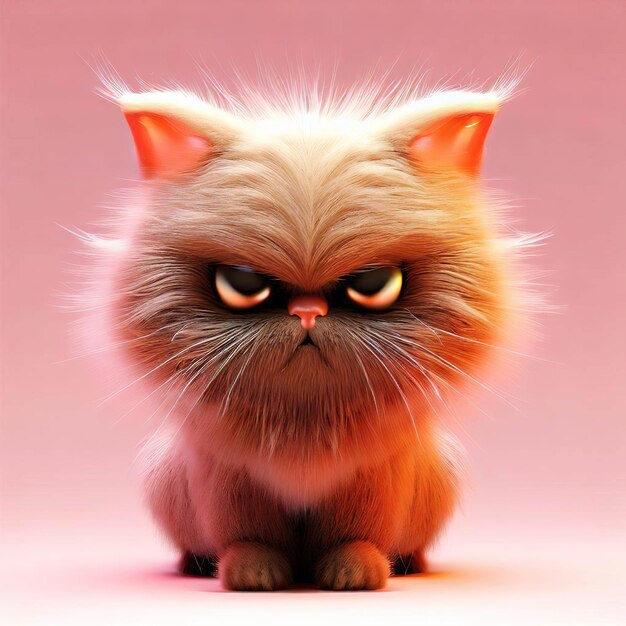 grumpy cat이라는 제목의 고양이 그림.