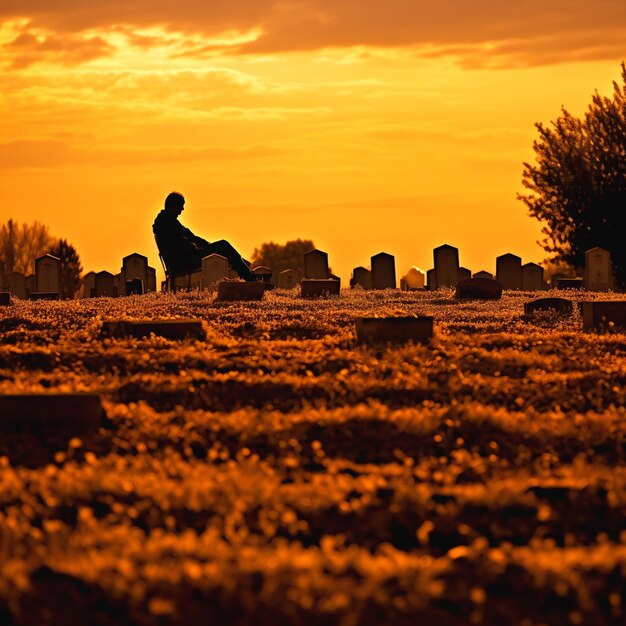 Photo picture of cemetery