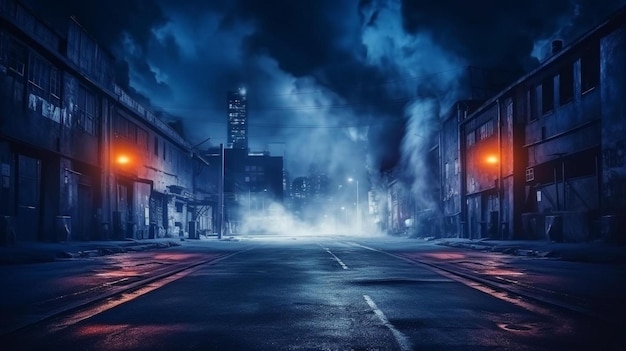 a picture of a city street with a red light on the left