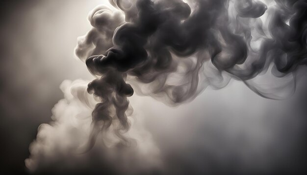 Photo a picture of a cloud of smoke that has a picture of a man on it