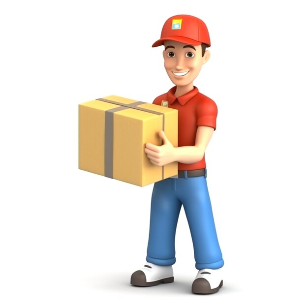 picture of courier delivery