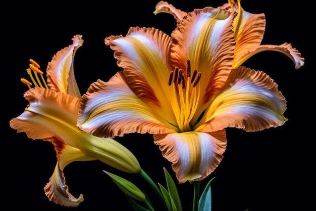 A picture of daylily flower