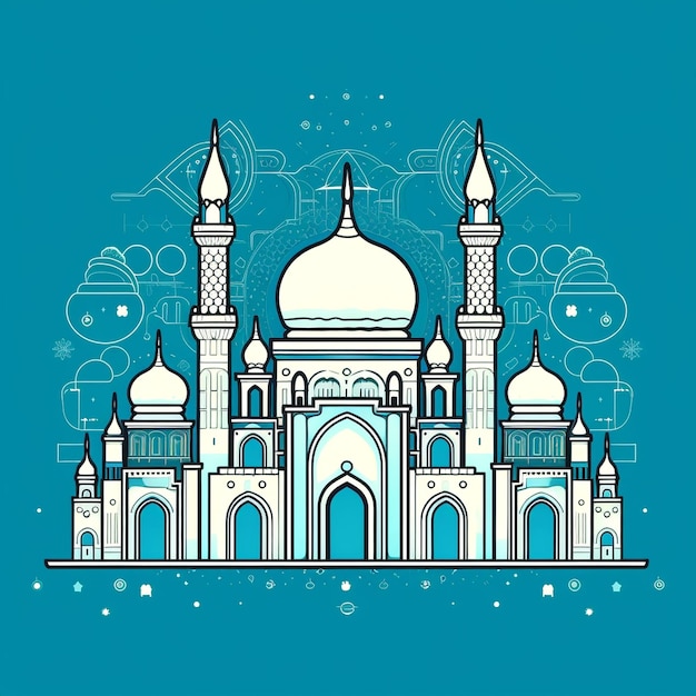 Picture depicting a mosque