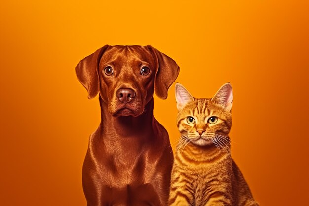 犬と猫の写真