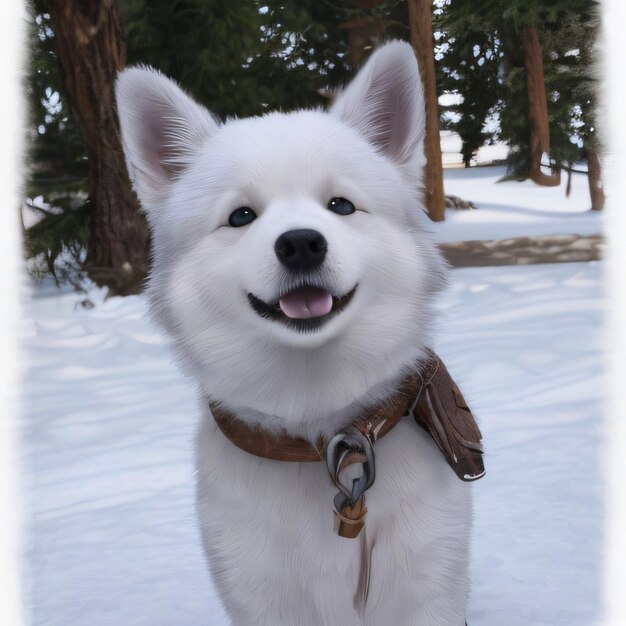 A picture of a dog with the word " ice " on it