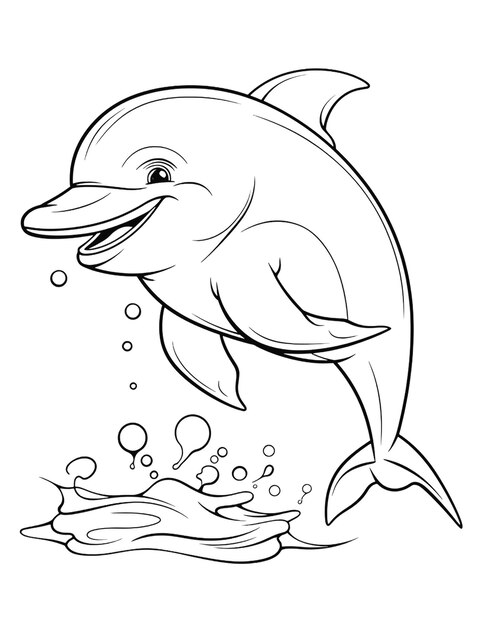 Foto immagine di un delfino