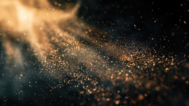 a picture of a dust and dust on a black background