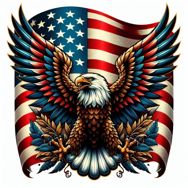 a picture of an eagle with the letters eagle on it