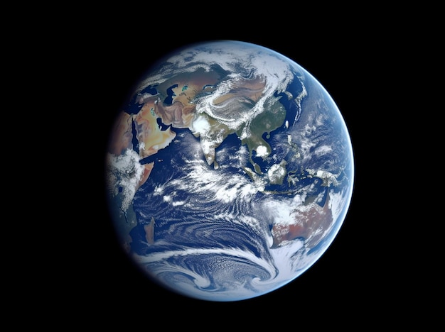 ヨーロッパという言葉が描かれた地球の写真