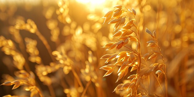 Photo picture of a fine oat head