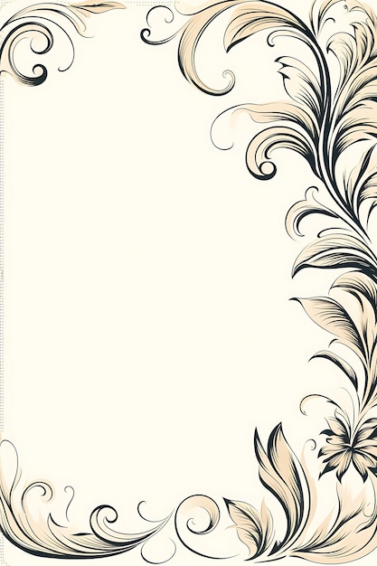 a picture of a floral background with a place for text