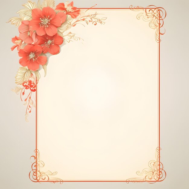 a picture of a flower and a frame with a place for the text  free