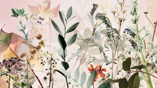 a picture of flowers and plants with the word quot wild quot on the bottom