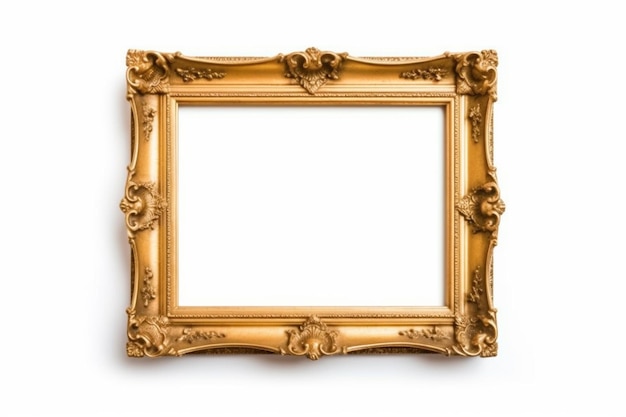 Picture frame isolate on white background