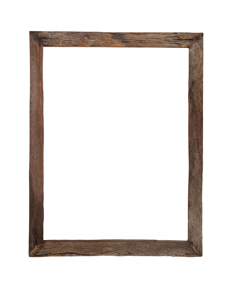 Photo picture frame isolated