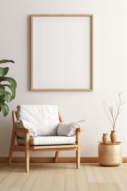 picture frame mockup hyper realistic