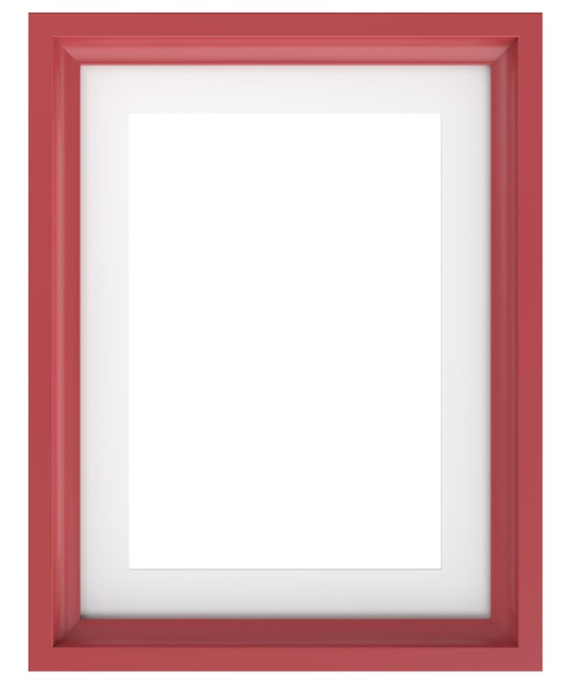 Picture frame Portrait frame 3D illustration