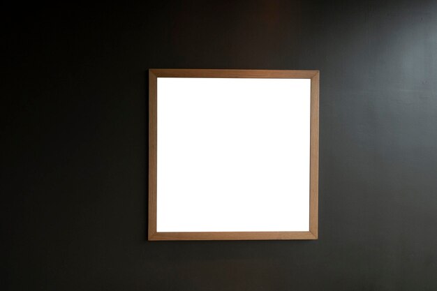 Picture frame with modern wall background