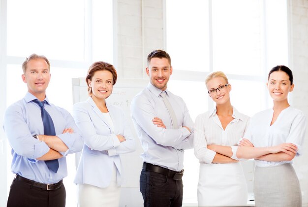 picture of friendly business team in office