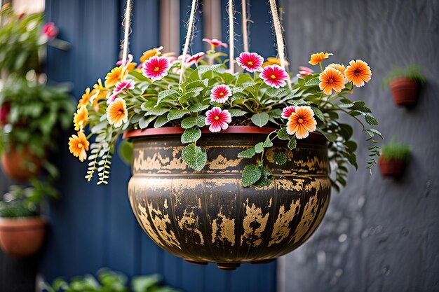 picture of a hanging flower pot