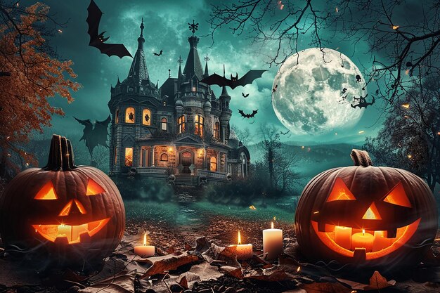 Foto immagine del felice giorno di halloween